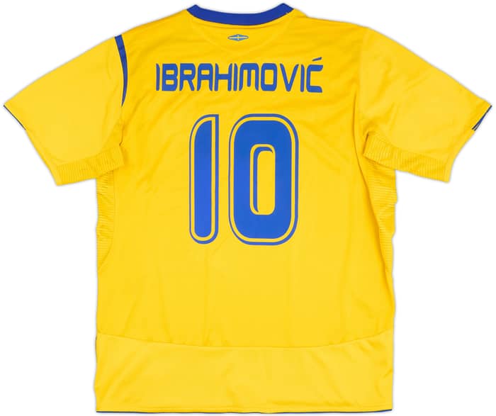 2005-06 Sweden Home Shirt Ibrahimovic #10 - 5/10 - (XL)