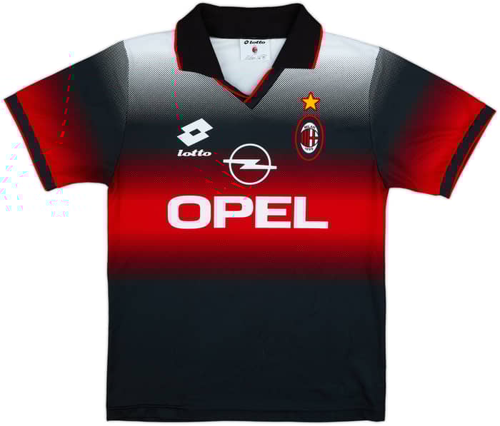 1996-97 AC Milan Lotto Training Shirt - 8/10 - (S)