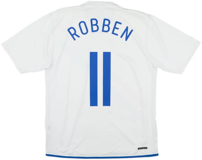 2006-08 Netherlands Away Shirt Robben #11 - 6/10 - (M)