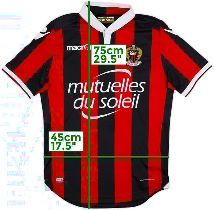 2018-19 Nice Home Shirt #8 - 6/10 - (M)