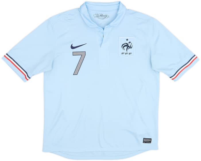 2013-14 France Away Shirt Ribery #7 - 7/10 - (M)