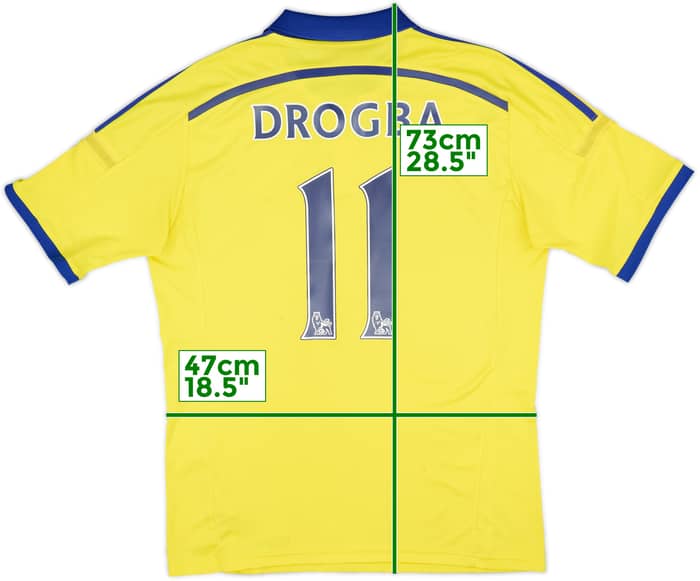 2014-15 Chelsea Away Shirt Drogba #11 - 6/10 - (M)