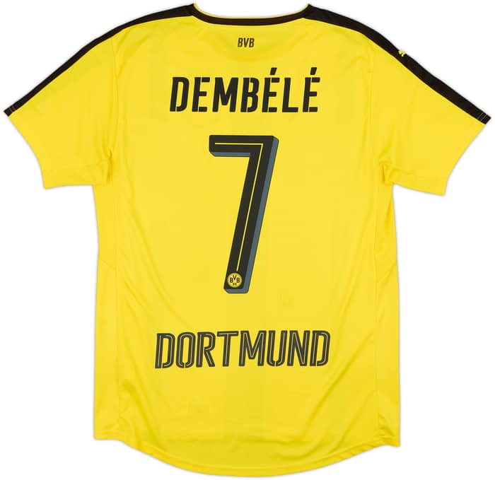 2016-17 Borussia Dortmund Home Shirt Dembele #7 - 7/10 - (M)