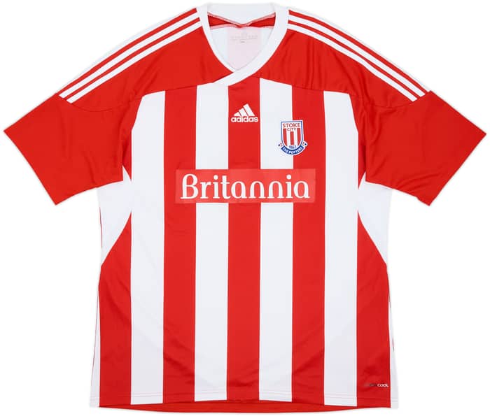 2011-12 Stoke City Home Shirt Crouch #25 - 8/10 - (XL)