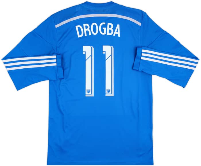 2014 Montreal Impact Authentic Home L/S Shirt Drogba #11 - 6/10 - (L)