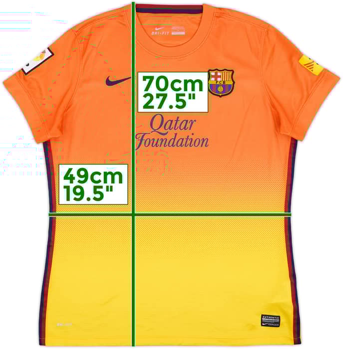 2012-13 Barcelona Away Shirt - 9/10 - (Women's L)