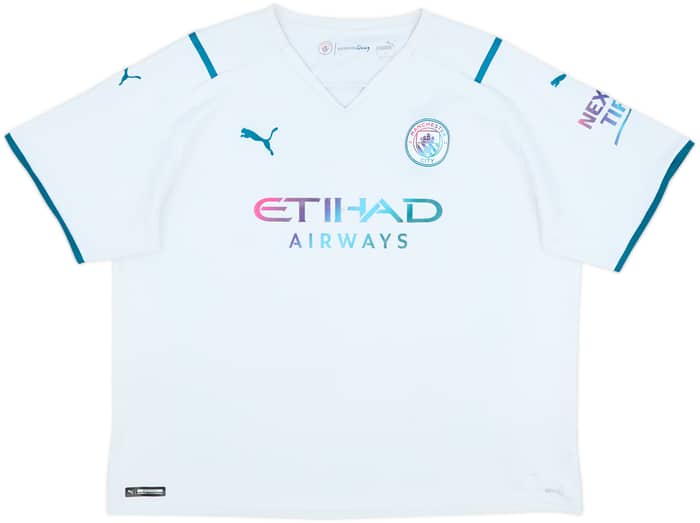 2021-22 Manchester City Away Shirt - 4/10 - (3XL)