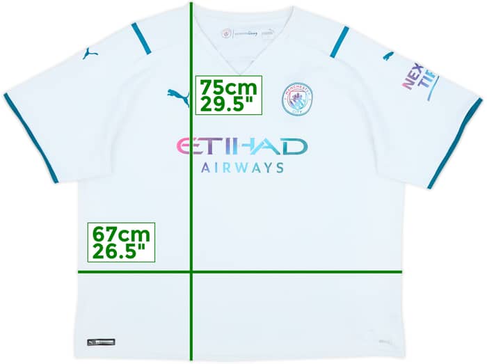 2021-22 Manchester City Away Shirt - 4/10 - (3XL)