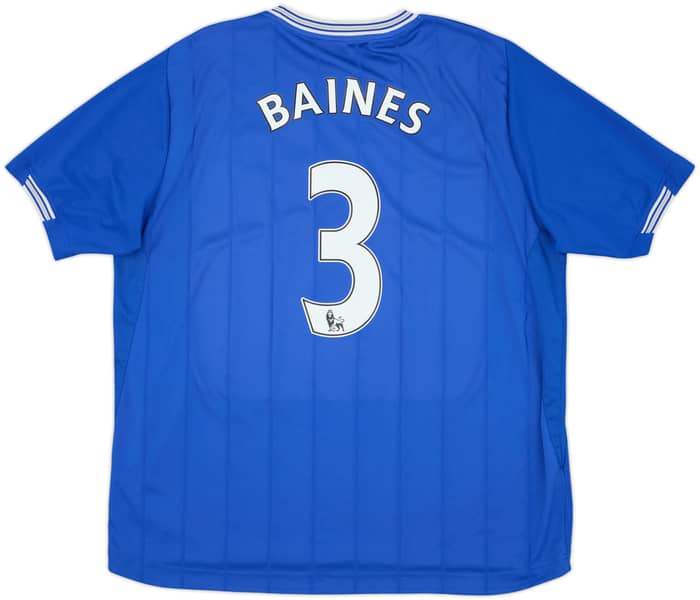 2009-10 Everton Home Shirt Baines #3 - 6/10 - (XL)