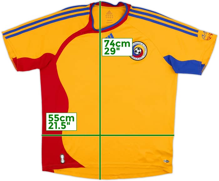 2006-08 Romania Home Shirt #3 - 4/10 - (L)