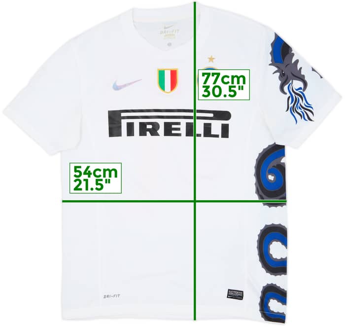 2010-11 Inter Milan Away Shirt - 4/10 - (L)