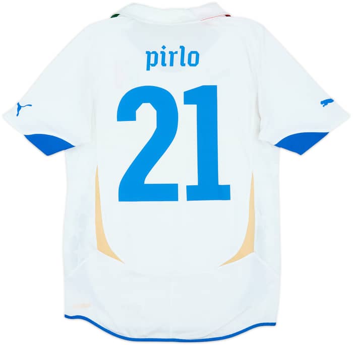 2010-12 Italy Away Shirt Pirlo #21 - 7/10 - (S)