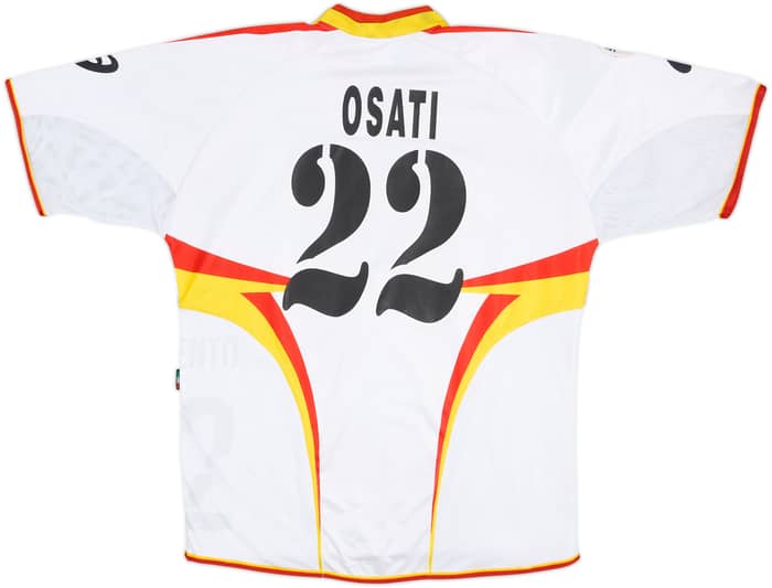 2004-05 Lecce Match Issue Away/GK Shirt Rosati #22