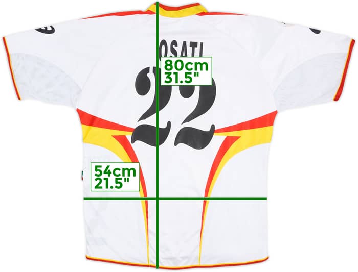 2004-05 Lecce Match Issue Away/GK Shirt Rosati #22