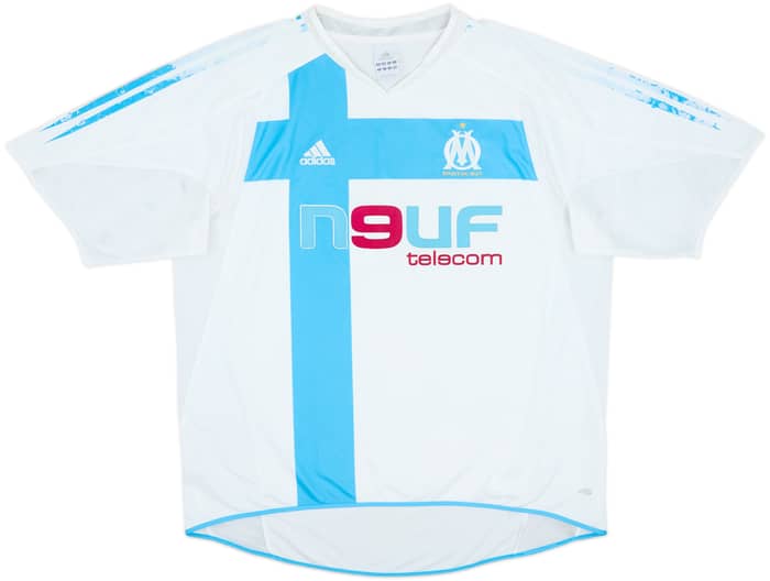 2005-06 Olympique Marseille Home Shirt - 4/10 - (XL)