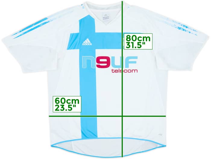 2005-06 Olympique Marseille Home Shirt - 4/10 - (XL)