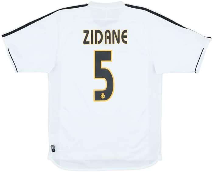 2003-04 Real Madrid Home Shirt Zidane #5 - 5/10 - (S)