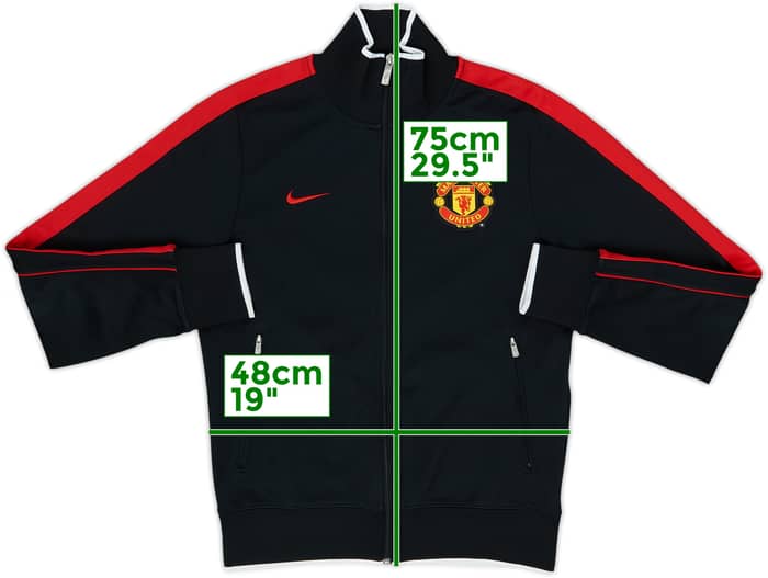 2011-12 Manchester United Nike N98 Track Jacket - 8/10 - (S)