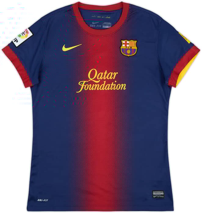 2012-13 Barcelona Home Shirt - 8/10 - (Women's S)