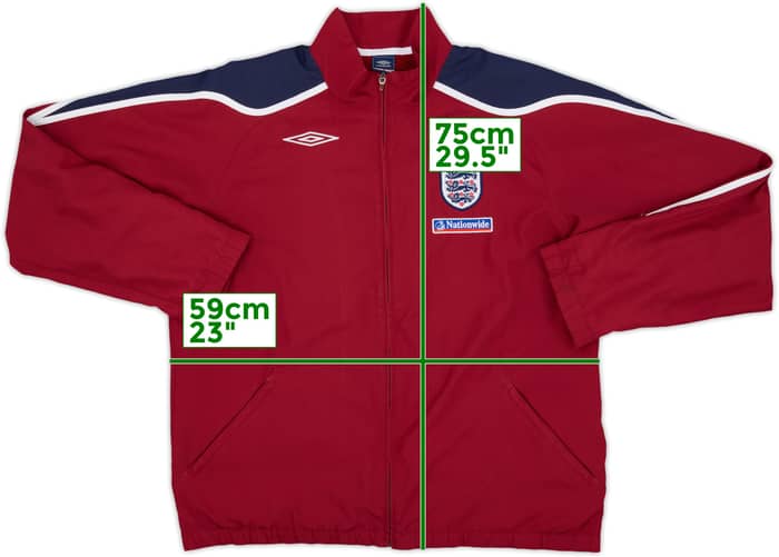 2007-09 England Umbro Track Jacket - 8/10 - (L)