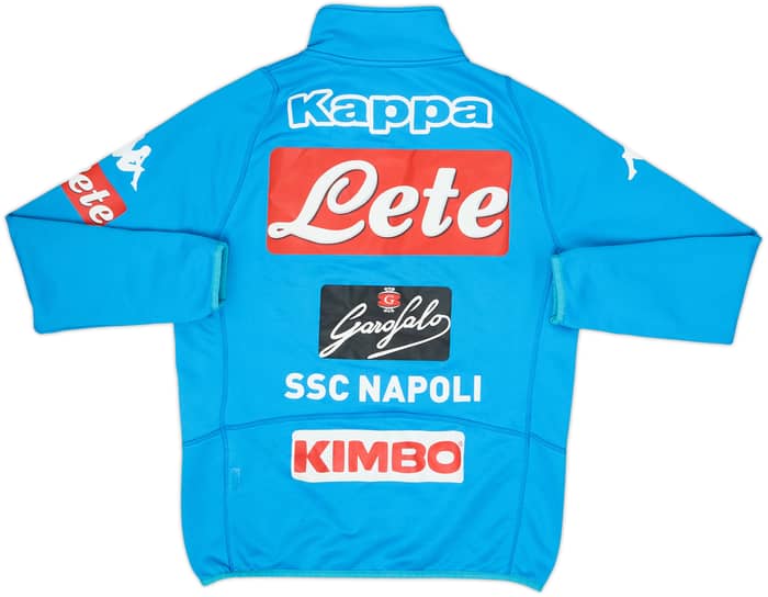 2016-17 Napoli Kappa 1/4 Zip Drill Top - 8/10 - (XL.Boys)