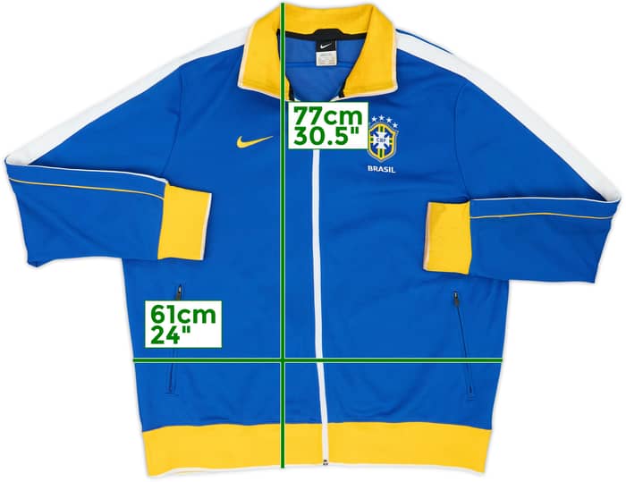 2010-11 Brazil Nike Track Jacket - 5/10 - (XXL)