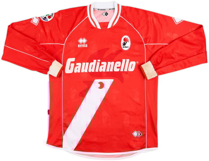 2005-06 Bari Match Issue Away L/S Shirt Bellavista #7