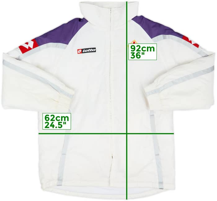 2007-08 Fiorentina Lotto Padded Bench Coat - 7/10 - (M)