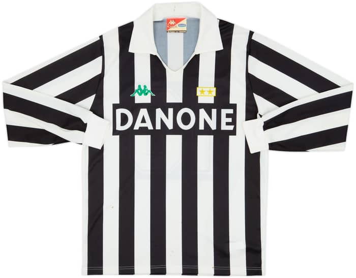 1992-94 Juventus Basic Home L/S Shirt #10 - 7/10 - (L)