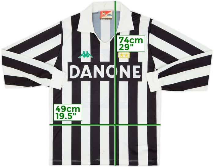 1992-94 Juventus Basic Home L/S Shirt #10 - 7/10 - (L)