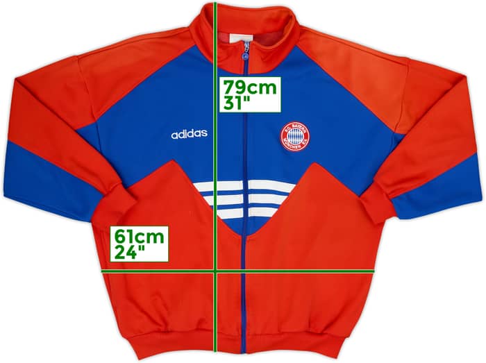 1993-95 Bayern Munich adidas Track Jacket - 8/10 - (L/XL)