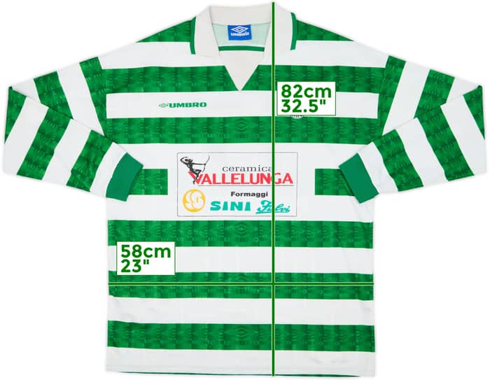 1990s Umbro Template L/S Shirt #17 - 7/10 - (XL)