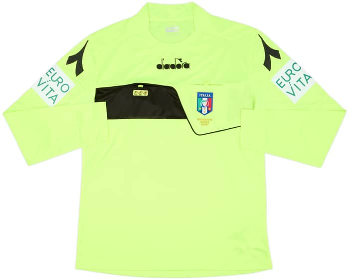 2018-19 Italy Diadora Referee L/S Shirt - 10/10 - (L)