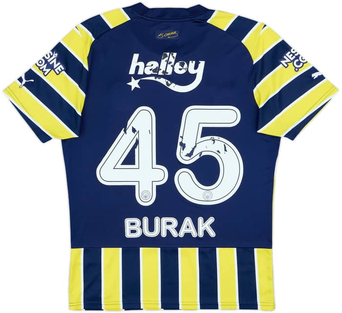 2022-23 Fenerbahce Home Shirt Burak #45 - 5/10 - (M)