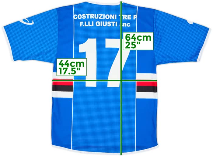 2002-03 Sampdoria Home Shirt #17 - 5/10 - (S)