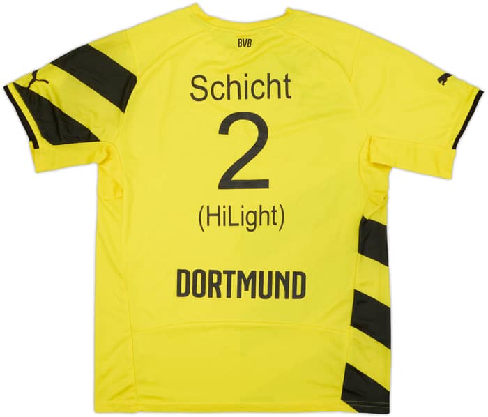 2014-15 Borussia Dortmund Home Shirt Schicht #2 - 7/10 - (M)
