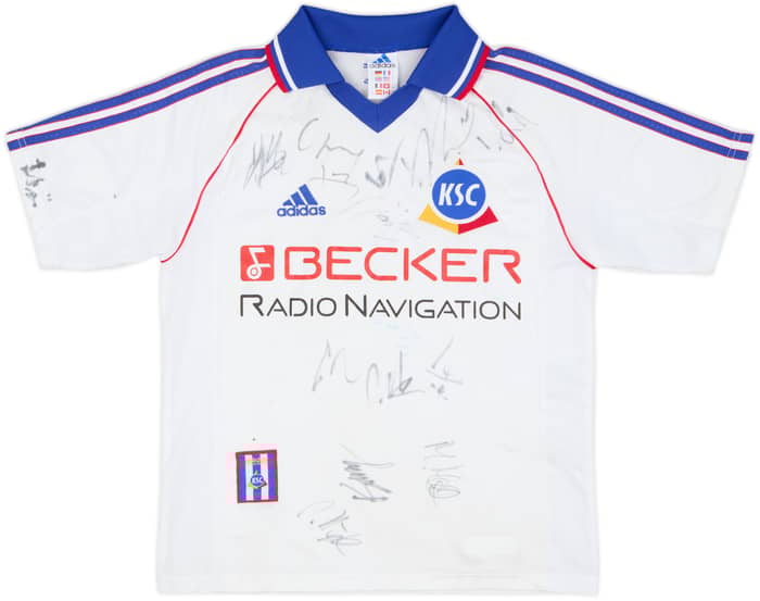 1998-99 Karlsruher Signed Home Shirt - 8/10 - (Y)
