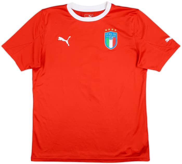 2017-18 Italy Player Issue Puma Training Shirt #6 - 7/10 - (M)