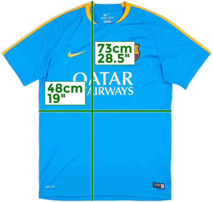 2015-16 Barcelona Nike Training Shirt - 6/10 - (L)