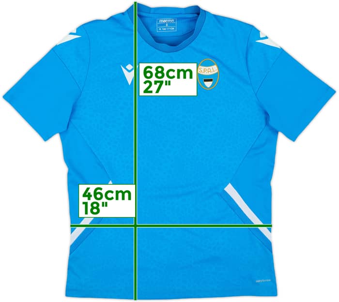 2022-23 SPAL Macron Training Shirt - 8/10 - (S)