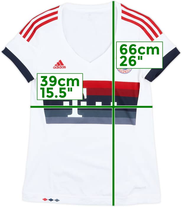 2015-16 Bayern Munich Away Shirt - 7/10 - (Women's S)