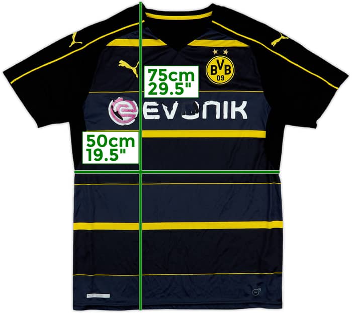 2016-17 Borussia Dortmund Away Shirt - 4/10 - (L)