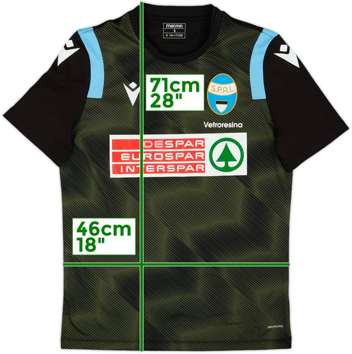 2021-22 SPAL Macron Training Shirt - 8/10 - (S)
