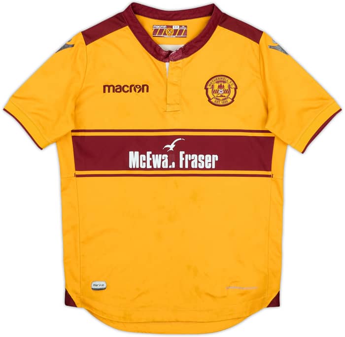 2017-18 Motherwell Home Shirt - 4/10 - (M.Boys)