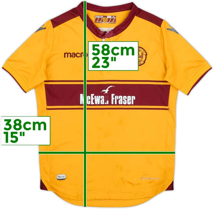 2017-18 Motherwell Home Shirt - 4/10 - (M.Boys)