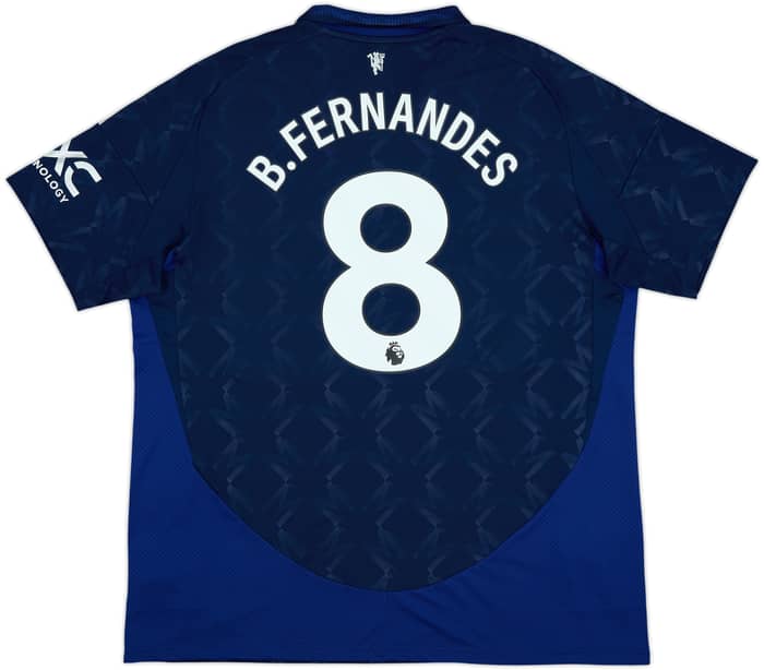 2024-25 Manchester United Away Shirt B.Fernandes #8 - 8/10 - (XXL)