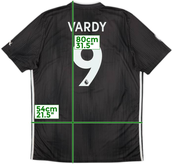 2019-20 Leicester Away Shirt Vardy #9 - 6/10 - (L)