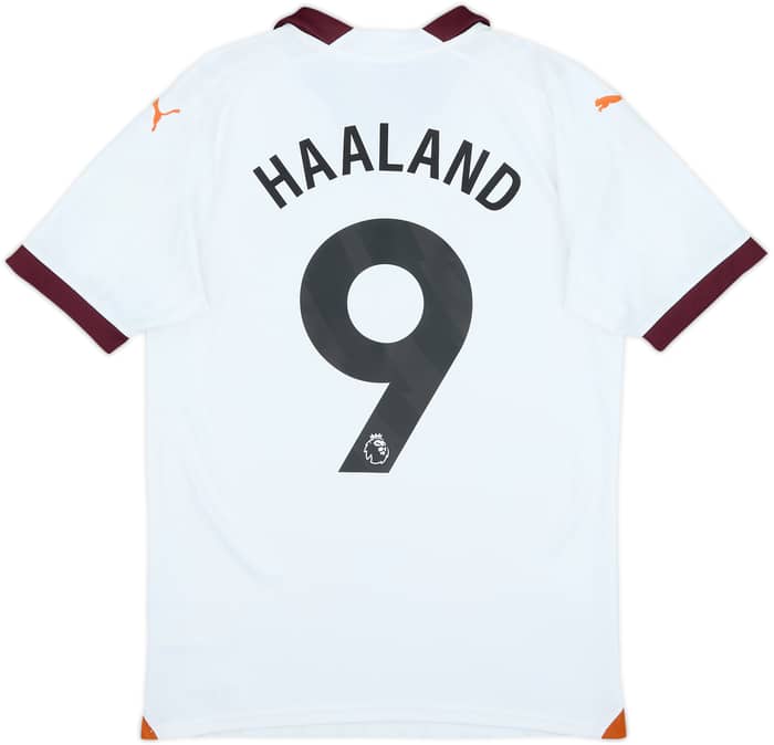 2023-24 Manchester City Away Shirt Haaland #9 - 9/10 - (S)