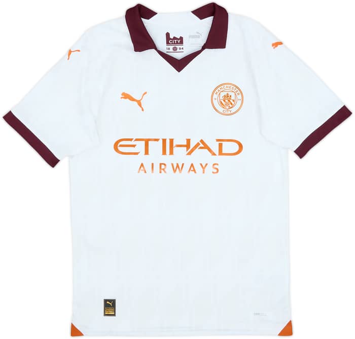 2023-24 Manchester City Away Shirt Haaland #9 - 9/10 - (S)