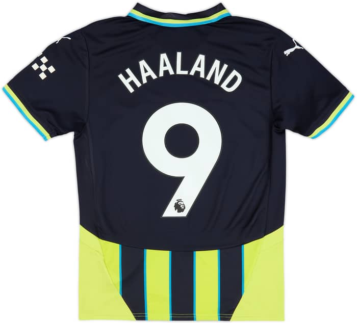 2024-25 Manchester City Away Shirt Haaland #9 - 8/10 - (S)
